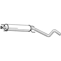 Stredný tlmič výfuku BOSAL 286-473