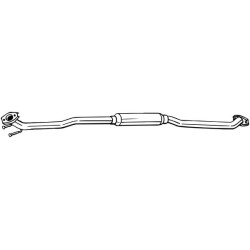 Stredný tlmič výfuku BOSAL 286-495