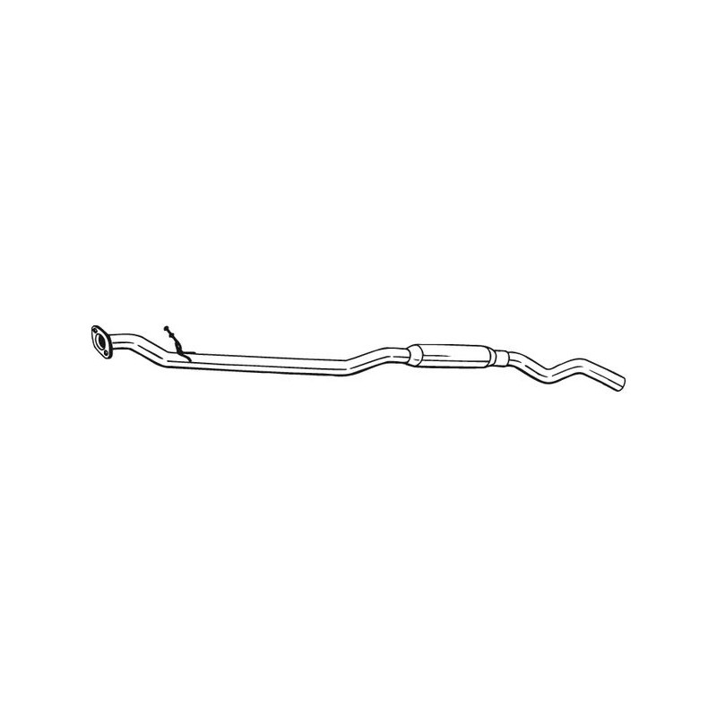 Stredný tlmič výfuku BOSAL 287-217