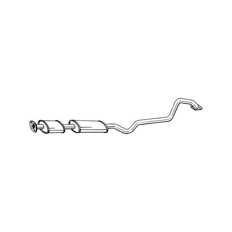 Stredný tlmič výfuku BOSAL 288-389