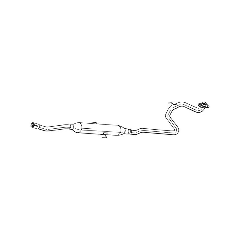 Stredný tlmič výfuku BOSAL 291-029