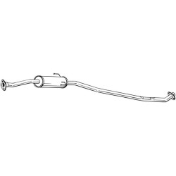 Stredný tlmič výfuku BOSAL 291-415