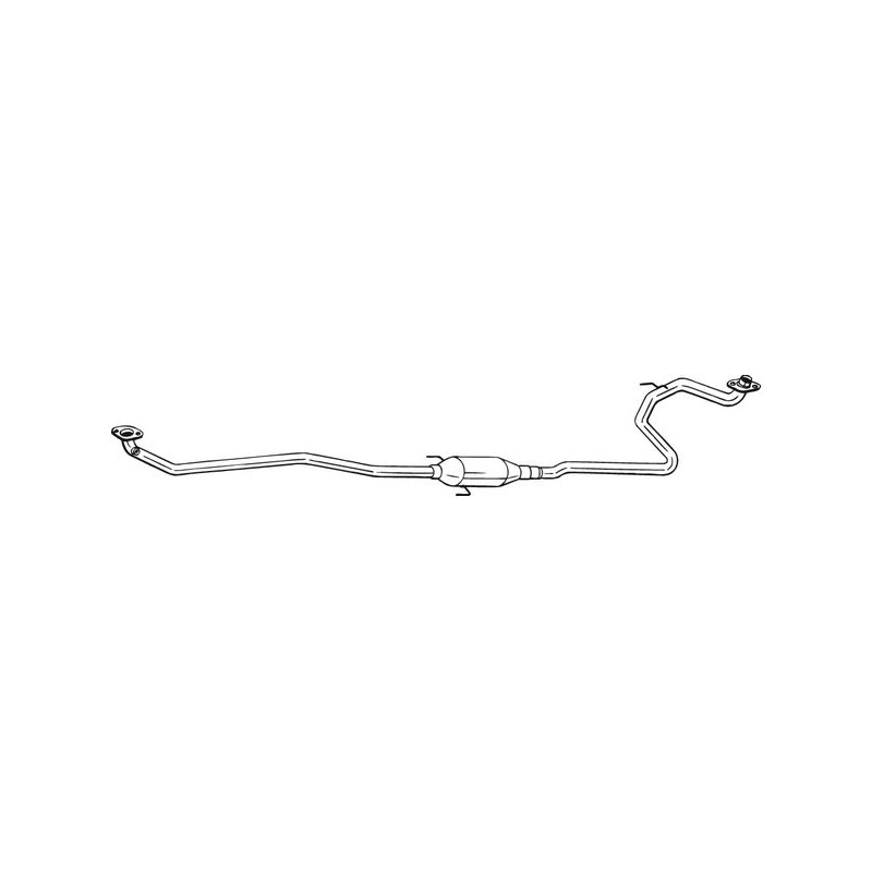 Stredný tlmič výfuku BOSAL 293-043