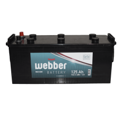 WEBBER Autobatéria 12V, 125Ah, 740A, WA1250