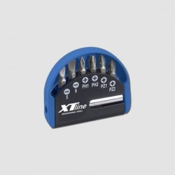 XTline Bity skrutkovacie s račňou S2 sada 7 dielov XT07007