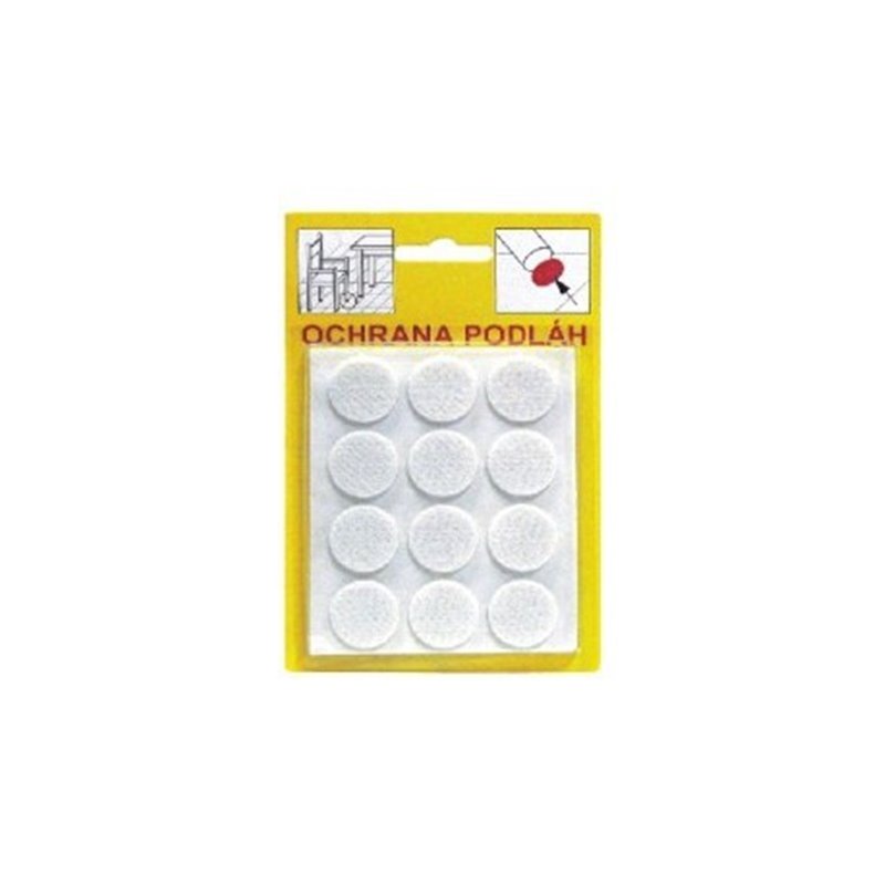 Trebor Filcové podložky - biela 21x3mm 104  104