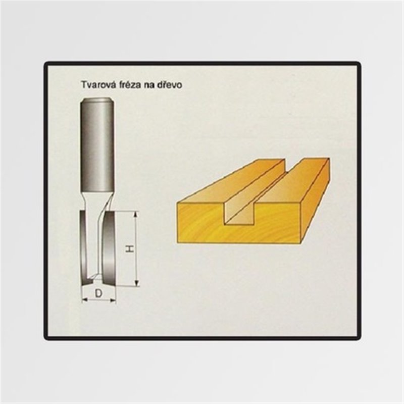 Trebor Fréza tvarová do dreva 14x25x2mm P70205