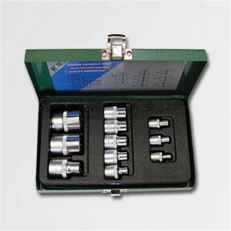 Trebor Hlavica 1/4&quot, 3/8&quot, 1/2&quot TRX-E sada 11 dielov  H4311