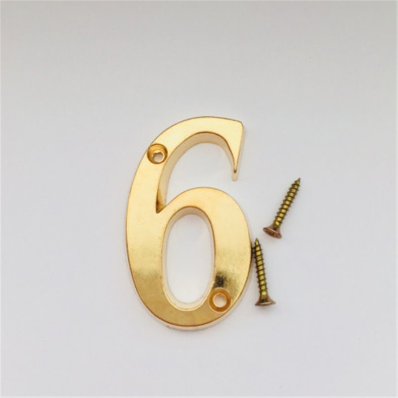 Trebor Interiérové číslo 6/9 zlaté 50mm 010351arany