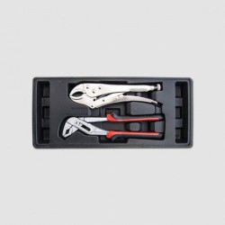 STAVTOOL Kliešte sada 2 diely PVC pláto PWT145
