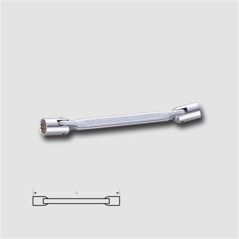 Trebor Kľúč nástrčný obojstranný 6x7mm 12 hranný HF0607E