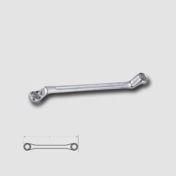Trebor Klúč vyhnutý 6x7mm očkoplochý matný HDW750607E