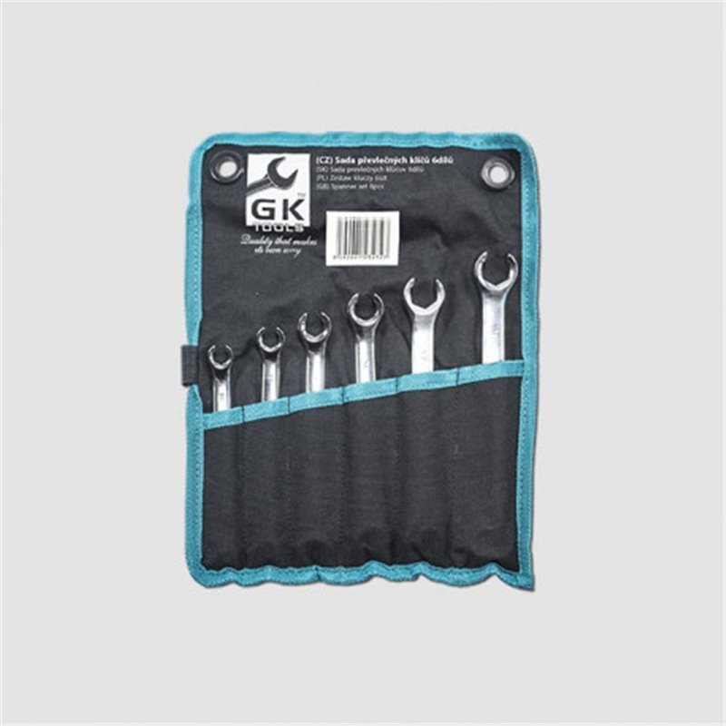 GK TOOLS Kľúče prevlečné 10-18mm sada 6 dielov P16137