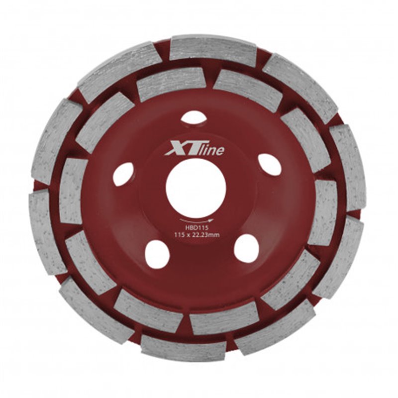 XTline Kotúč diamantový brúsny dvojradý 115mm HBD115
