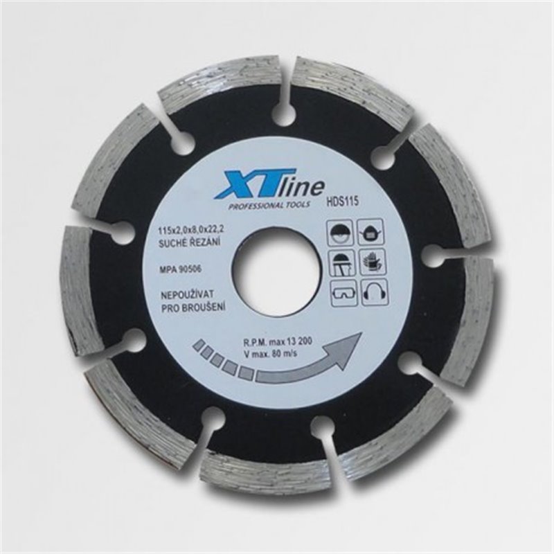 Trebor Kotúč diamantový segmentový 115x22,2mm HDS115