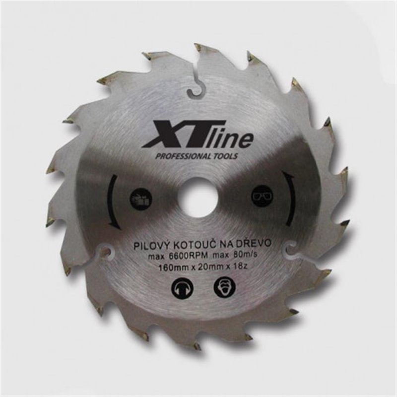 XTline Kotúč pílový s SK plátmi na drevo 165x20mm/48 zubov TCT16548
